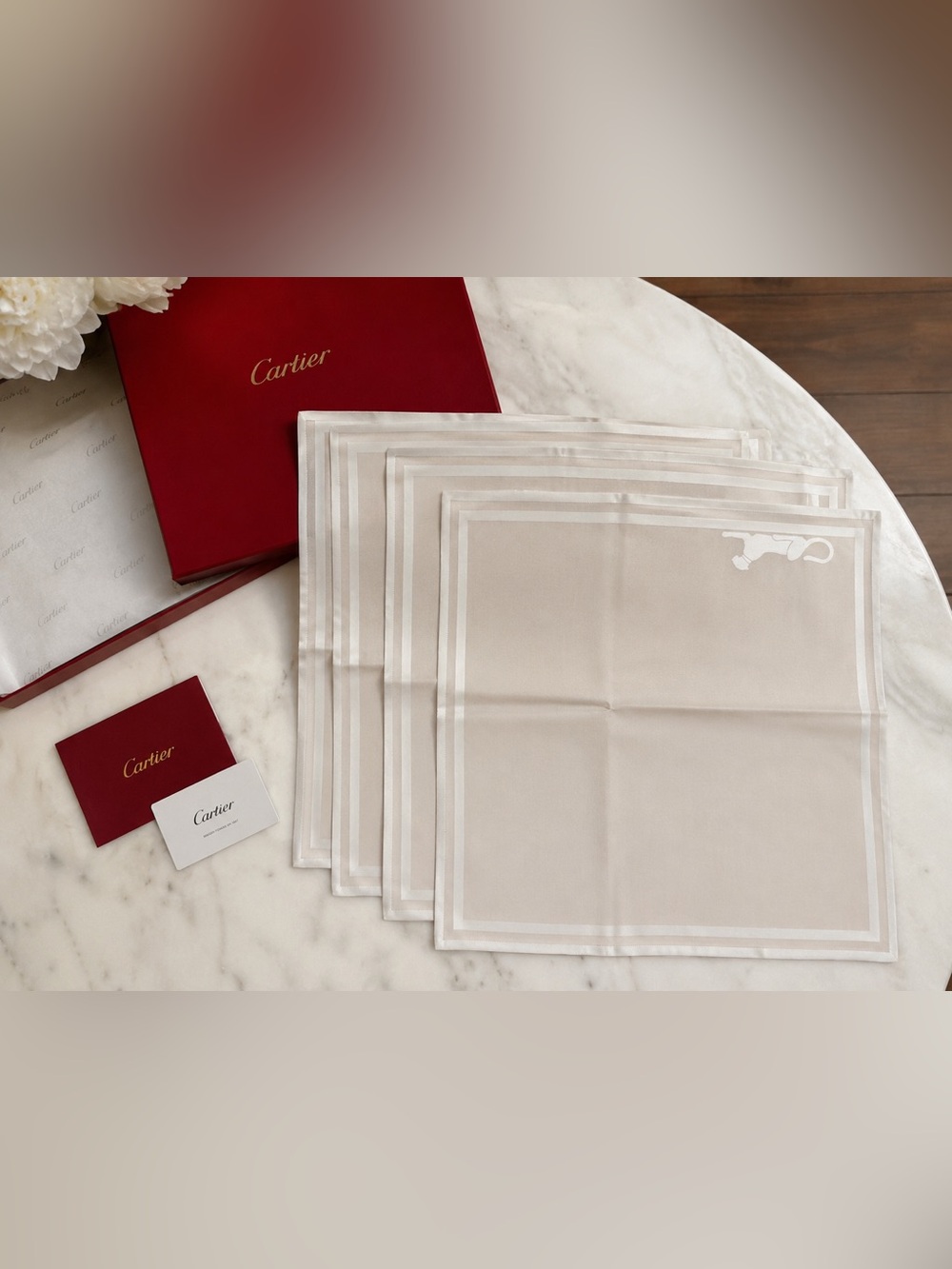 Cartier Placemat Set of 4 – Brand New with Original Box
